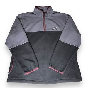 Vans Rowan Zorilla Half Zip Pullover Fleece Black & Gray Jacket Men’s Size L